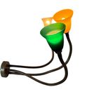 Rob Nollet - Deja Vu Nijmegen - Wall Mounted Lamp - Goosneck (triple) - Glass Shades, Dutch Design thumbnail 7