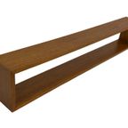 Vintage Wandplank Zwevend Jaren 50 Eiken Fineer thumbnail 8