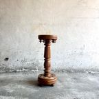 Decorative Oak Wooden Pilar, 20Thcentury thumbnail 13