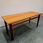 Japandi Mid Century Vintage Salontafel Teakhouten Coffeetable thumbnail 12