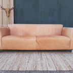 Stoere Leren Bank – Mountain Alp 2,5-zits Lichte Camel Kleur thumbnail 14