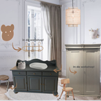 Brocante Commode/Dressoir Off Black Van Farrow & Ball thumbnail 3