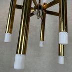 Vintage Messing Tubular Boulanger Hanglamp thumbnail 9