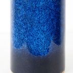 Set Kobalt Blauwe Fat Lava Cilinder Vaasjes thumbnail 6