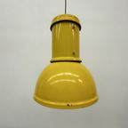Fontana Arte Yellow Industrial Hanging Lamp , 1970’S thumbnail 6