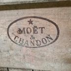 Oude Franse Houten Moët & Chandon Kist thumbnail 7