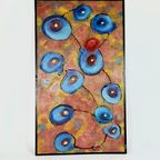 Dutch Painter - Pieter ´Simon' Piet Stenneberg - (1902 - 1972) - Abstract - Negro Spiritual Blue thumbnail 2