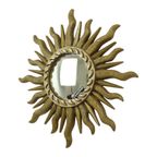 Italiaanse Sunburst Spiegel Venezia Zonnespiegel Goud 42Cm thumbnail 2