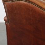 Stijlvolle Schapenleren Art Deco Fauteuil/ Armchair Met Een Tijdloos Design En Karakter thumbnail 10