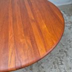 Glostrup, Vintage Jaren 60 Deense Ronde Ovale Tafel Teak thumbnail 6