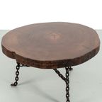 Boomschijf Salontafel Op Ketting Onderstel 71058 thumbnail 5
