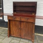 Antiek Mahonie Dressoir/ Buffet Met Veel Mogelijkheden Zie De Omschrijving En Foto'S thumbnail 5