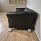 Rolf Benz 322 Zwart Leder 2,5 Zits Bank Design Anita Schmidt thumbnail 6