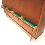 Groot Vintage Teak Highboard Gemaakt In De Jaren ’60 thumbnail 5