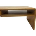 Vintage Minimalistische Eikenhouten Salontafel 80's Design thumbnail 4
