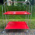 Midcentury Serveer Trolley thumbnail 9