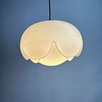 1 Of 4 Large Frosted Glass Artichoke Shaped Pendant Lamp Xl By Peill And Putzler, 1960 thumbnail 9