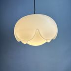 1 Of 4 Large Frosted Glass Artichoke Shaped Pendant Lamp Xl By Peill And Putzler, 1960 thumbnail 9