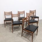Six Elegant Vintage Scandinavian Chairs thumbnail 7