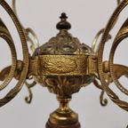 Messing Rococo Staande Kapstok Hollywood Regency Hall Tree 9 thumbnail 4