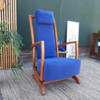 Design Schommelstoel | Jaren 80 90 | Art Deco Stijl Fauteuil thumbnail 2