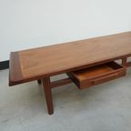 Sizeable Danish Coffee Table In Teak, 1960's thumbnail 5