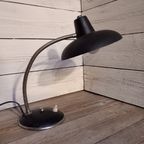 Jaren '30 Metalen Industrieel Bauhaus Bureaulamp thumbnail 2