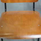 Set Van 2 Leuke Vintage Jaren ’60 Dutch Design Marko Bijzet/eetkamerstoelen Met Armleuningen thumbnail 8