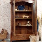 Antieke Noten Houten Art Deco Toogkast/linnenkast Julia thumbnail 3