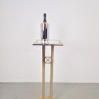 Regerncy Fratelli Orsenigo Zuil Messing Chrome Side Table 70 thumbnail 2