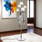 Gaetano Sciolari Chrome Staande Lamp - Jaren 70 thumbnail 7