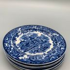 Wedgwood Chinese Etpuria Gebaksbordjes 5 Stuks thumbnail 3