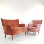 Artifort Bank Sofa En Fauteuil Roze Terra Theo Ruth Setprijs thumbnail 2