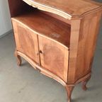 Vintage Antieke Italiaans Dressoir Kastje Wandmeubel thumbnail 6