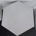 Vintage Formica Hexagon Bijzet Tafel Jaren 60-70 thumbnail 4