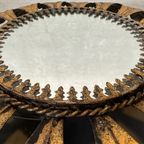 Vintage ‘sunburst’ Lamp / Spiegel. thumbnail 6
