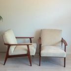 Set Vintage Deense Midcentury Fauteuils Easy Chairs 1960’S thumbnail 9