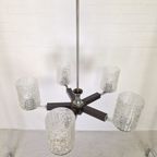 Unieke Vintage Jaren 70 Hanglamp Met 5 Spots thumbnail 6