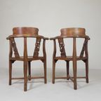 Set Van 2 Hoekstoelen In Teak, Jaren '80 thumbnail 9