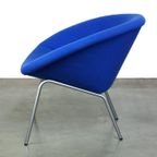 Vintage Blauwe Walter Knoll Duits Design Lounge Fauteuil Model 369 thumbnail 6