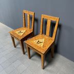 Set Van Twee Beschilderde Zweedse Stoelen Prijs/Set thumbnail 9