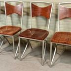 2 Vintage Design Eetkamerstoelen thumbnail 9