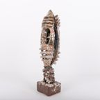 Sicilian Glazed Ceramic Sculpture, Unique Piece thumbnail 5