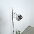 Space Age Chromen Staande Bol Lamp Vloerlamp thumbnail 6