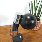 Design Lamp Hillenbrand Met Chroom En Zwarte Kap thumbnail 9