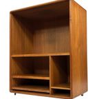 Vintage Dyrlund Tv Audio Meubel Lp Kast Teak Design thumbnail 13