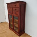 Antieke Ladekast Notariskast Buffetkast Boekenkast Vitrine thumbnail 5