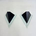 Set Of 2 Post Modern Wall Lamps Sconce , 1980S thumbnail 2