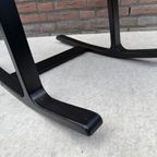 Stokke Peter Opsvik Actulum Ergonomisch Gevormde Schommelstoel - Zwarte Bekleding En Houten Frame thumbnail 16