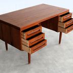 Vintage Bureau | Desk | Jaren 60 | J. Svenstrup | Deens thumbnail 3